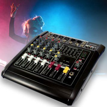 4-канальний активний аудіо-мікшер підсилювач звуку з Bluetooth Mixer BT 5300D 2382/SP фото