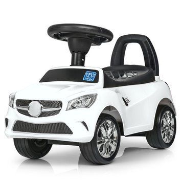 Детская каталка-толокар Audi с звуком мотора и скрытым багажником Bambi M 3147C-1 Белый M 3147C-1 фото
