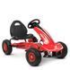 Детский карт с надувными колесами Bambi kart M 4574-3 Красный Педальная машинка веломобиль M 4574-3 фото 1