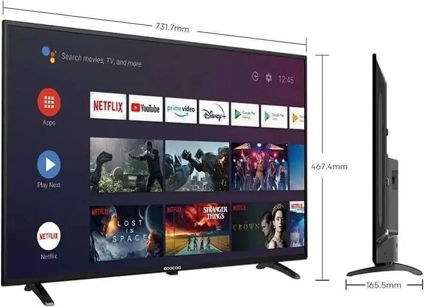 Телевизор COOCAA Smart LED TV 4k ultra HD 32 дюйма TV32/DT фото
