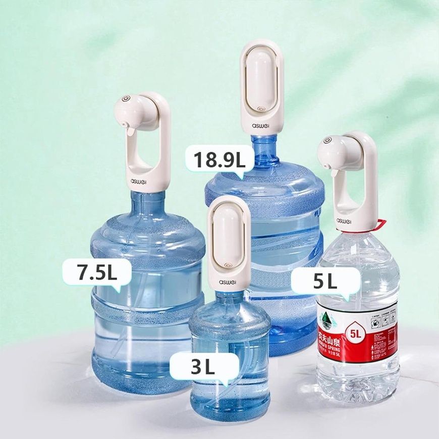 Электрическая аккумуляторная помпа для воды Suction pump AND LY-608 Портативный насос для бутилированной воды 3291/AND фото