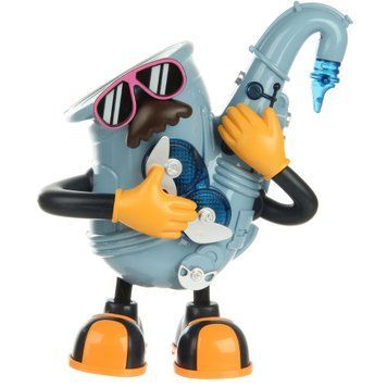Інтерактивна іграшка танцює Electric Dancing Robot Танцюючий саксофон зі звуковими та світловими ефектами 9021/GR фото