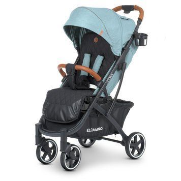 Прогулянковий візочок для дітей від народження El Camino Loona ME 1090-1 arctic blue з дощовиком та москітною сіткою ME 1090-1 Arctic Blue фото