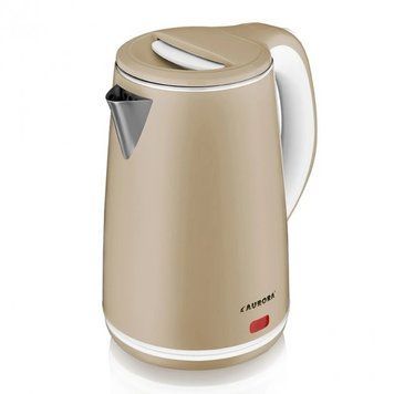 Электрический чайник AURORA AU-3409&nbsp;1750W 2л Кухонный электрический чайник Бежевый НФ-00008434/MX фото