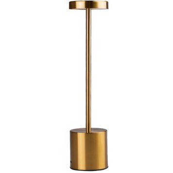 Світлодіодна настільна лампа з сенсорним керуванням на акумуляторі Tablelamp Gold 3 режиму підсвічування 8957/GR фото