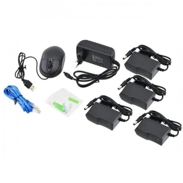 Система видеонаблюдения на 4 камеры DVR KIT CAD 8004 Wi-Fi​​​​​​​ Комплект камер внешнего видеонаблюдения WIFI4CH/VEN фото
