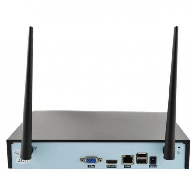 Система видеонаблюдения на 4 камеры DVR KIT CAD 8004 Wi-Fi​​​​​​​ Комплект камер внешнего видеонаблюдения WIFI4CH/VEN фото