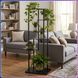 Багатоярусна стійка для квітів 40х30х110см на 6 рівнів з металевим каркасом CVT-9 17485/MG фото 8