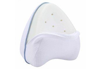 Подушка ортопедическая для ног Contour Leg Pillow Белая снимает усталость и мышечное напряжение в ногах 14438/MG фото