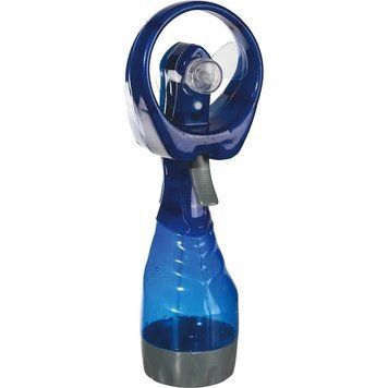 Переносной портативный мини-вентилятор с распылением воды Water Spray Cooling Mist HP-8333 Синий НФ-00002985/OP фото
