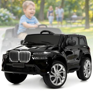 Дитячий електромобіль BMW до 5 км/год з амортизаторами та пультом ДК M 6366EBLRS-2 Чорний (автофарбування) M 6366EBLRS-2 фото