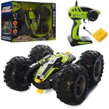 Трюкова іграшкова радіокерована машина-перевертень Stunt QF520 поворот 360 на гумових колесах QF520 фото