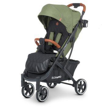 Прогулянковий візочок для дітей El Camino Loona ME 1090-1 Olive Green з дощовиком та москітною сіткою ME 1090-1 Olive Green фото