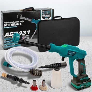 Аккумуляторная мойка высокого давления&nbsp;ASSUR&nbsp;ASR431&nbsp;21V&nbsp;в сумке ASR431/МК фото