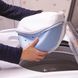 Ортопедическая Подушка Leg Pillow с Эффектом Памяти для Ног и Колен Белая LP50/DT фото 4