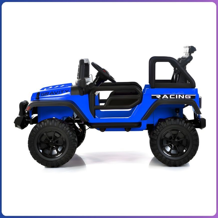 Детский электромобиль до 6.3 км/ч с пультом ДУ и Bluetooth 4х45W Bambi Racer M 6376EBLR-4 Синий M 6376EBLR-4 фото