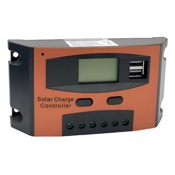Контроллер заряда для солнечной батареи AT15 20A 12V 24V Автоматический контроллер заряда 8026/GR фото