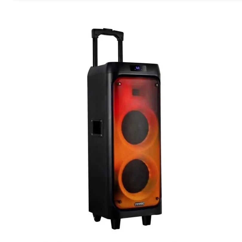 Колонка-валіза Bluetooth з 2 радіомікрофонами Temeisheng TMS S6-4 Переносна колонка S6-4/208 фото