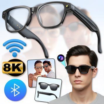 Фотохромные смарт-очки с камерой 8 MP, записью видео 1080P и&nbsp;AI-ассистентом ChatGPT NF-00009644/MX фото