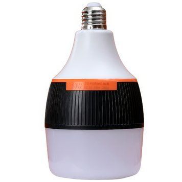 Акумуляторна аварійна світлодіодна LED лампочка 30W в патрон E27 з 2 акумуляторами BL-599 6557/EW фото
