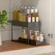 Кухонный органайзер с выдвижным ящиком Kitchen Storage Rack Универсальный двухуровневый органайзер для кухни 7593/GR фото 3