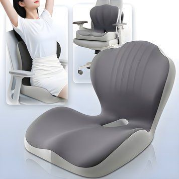 Ортопедична подушка "Метелик" для сидіння зі спинкою 40х40х37см PILLOW-09 0582/МК фото