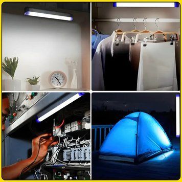 Светодиодная LED лампа-фонарь 32см с&nbsp;магнитным креплением и&nbsp;3 режимами яркости 0226/МК фото
