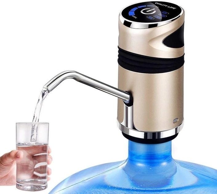 Электрическая аккумуляторная помпа для воды WATER DISPENSER XL-129 Портативный насос для бутилированной воды 2234/AND фото
