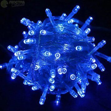 Новогодняя гирлянда диод 10м цвет ламп синий RD-9031 100LED гирлянды нити 14511/MG фото