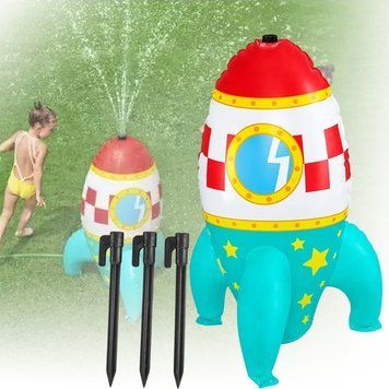 Дитяча надувна іграшка Космоліт Bestway 52572 Надувна іграшка розбризкувач Space Blast 52572 фото