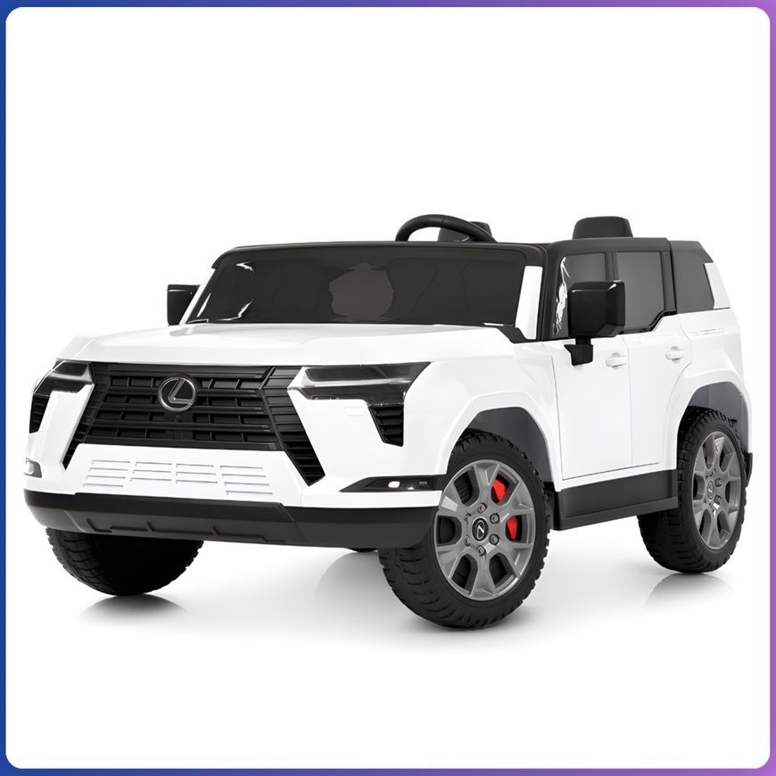 Дитячий електромобіль Lexus до 8 км/год із 4 моторами 45W та пультом ДК M 6409EBLR-1 Білий M 6409EBLR-1 фото