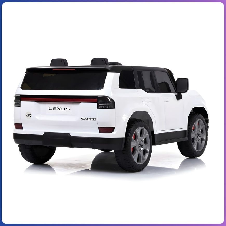 Дитячий електромобіль Lexus до 8 км/год із 4 моторами 45W та пультом ДК M 6409EBLR-1 Білий M 6409EBLR-1 фото