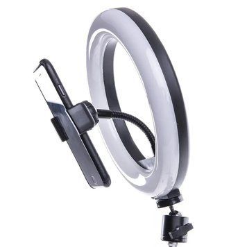 Кільцева лампа Ring Fill Light M30E на 30 см з одним кріпленням для смартфона без штатива 00863/D фото
