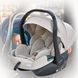 Детское автокресло с регулированным подголовником и козырьком El Camino i-KEEP ME 1186 Melange Cashmere Beige ME 1186 Melange Cashmere фото 1