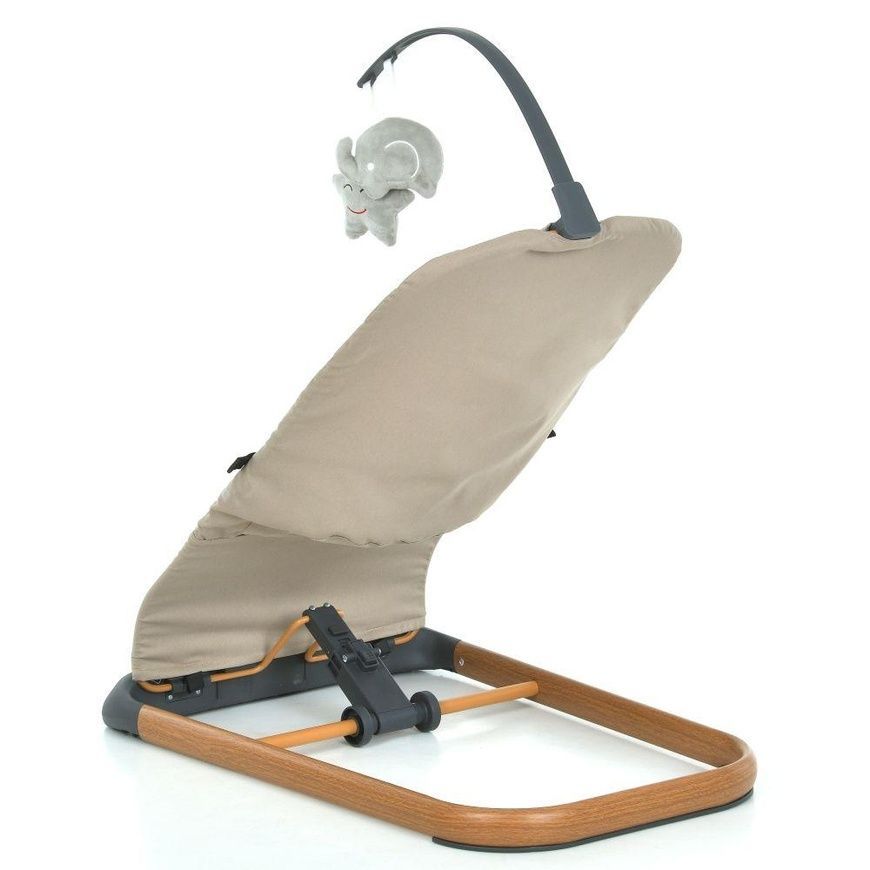 Детский баунсер с регулируемой спинкой и дугой с игрушками El Camino ME 1178-1-W Taupe Beige ME 1178-1-W Taupe Beige фото