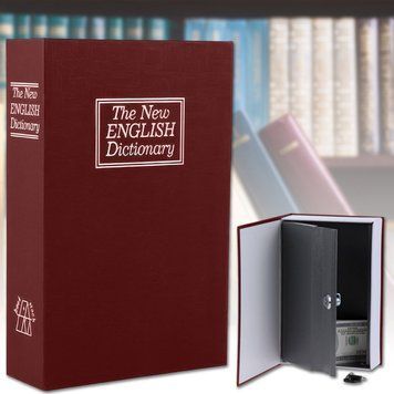 Сейф-книга "ENGLISH Dictionary" на замке с ключом Красная 180&times;115&times;55 мм 97457-3/KL фото