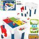 Детский конструктор-столик со стульчиком LIMO TOY KB 180 Игровой столик со столешницой и ящиками для хранения KB 180 фото 3