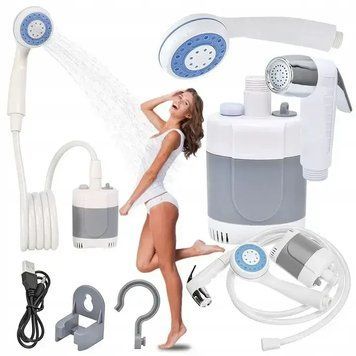 Портативний акумуляторний похідний душ із насосом Gotel Q16H OUTDOOR SHOWER 2464/AND фото