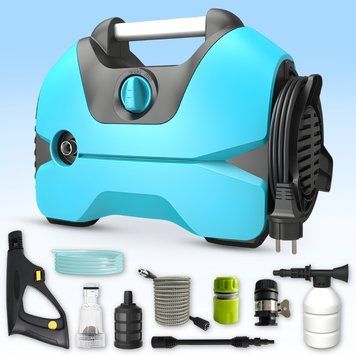 Мийка високого тиску 2800W для автомобіля та садових робіт з ABS-корпусом MKA-02 17746/MG фото