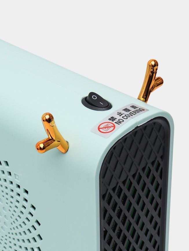 Настольный электрический мини-обогреватель Antler Design 500W Зеленый Портативный обогреватель для дома 0457/DM фото