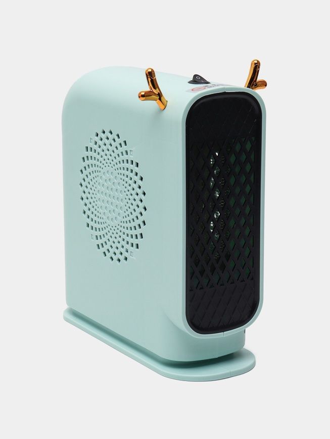Настольный электрический мини-обогреватель Antler Design 500W Зеленый Портативный обогреватель для дома 0457/DM фото