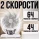 Настільний вентилятор 4 в 1 на акумуляторі 4Ач з сонячною панеллю та 2 LED лампами 17198/MG фото 4