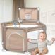 Детский манеж 138&times;121&times;104 см с баскетбольным кольцом Bambi MR 1340-BG Бежевый MR 1340-BG фото 1