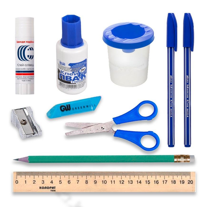 Школьный набор канцтоваров &laquo;Эконом Люкс&raquo; Мальчик 3 класс ЭК3-М фото