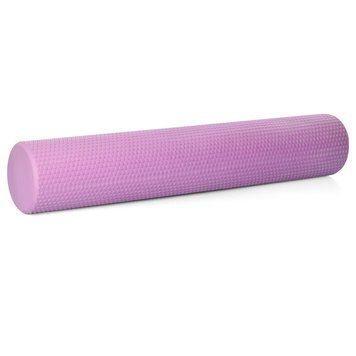 Массажный ролик для йоги EasyFit Foam Roller 90x15 см Фиолетовый Роллер-валик для массажа всего тела MS 3232-V фото