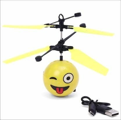 Летающий шар-смайлик Flying Spinner со световыми эффектами TOY5858/DT фото