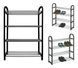 Напольная полка-стеллаж для обуви Shoe Rack LY-530 Органайзер для обуви 4-уровневый 3097/AND фото 3