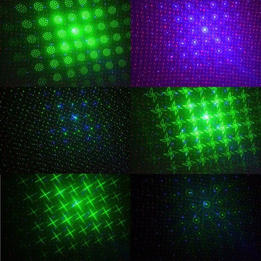 Лазерная установка уличная RD-8001 RGB 3 цвета 12 рисунков XL-719 RGB долговечная 14567/MG фото
