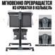 Дитяче складане ліжечко з функцією гойдання й москітною сіткою Dark Grey 0220/МК фото 7