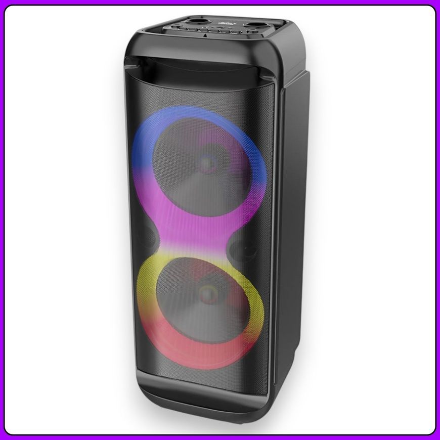 Bluetooth колонка&nbsp;з двома мікрофонами,&nbsp;RGB підсвічуванням та&nbsp;підтримкою TWS&nbsp;SPS ZQS8288 10378/SP фото